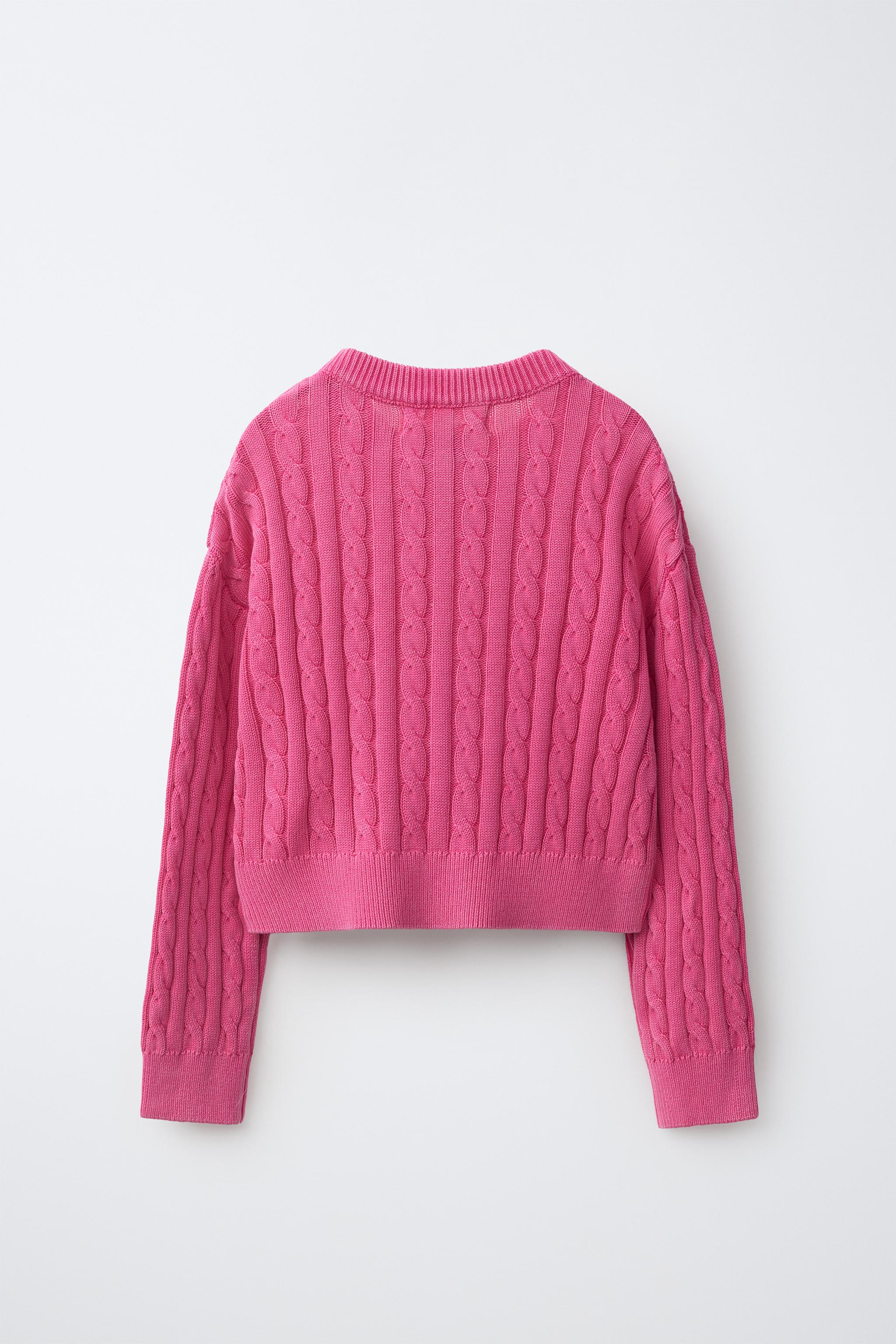 PULL EN MAILLE À TORSADES FRUIT OF THE LOOM™